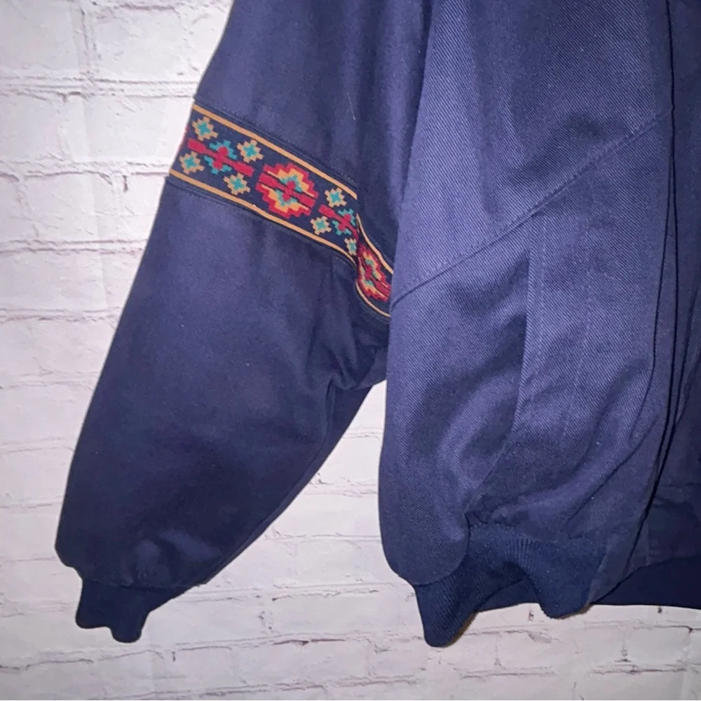Vintage 1990s Cripple Creek Southwestern rodeo bomber jacket men’s size L‎